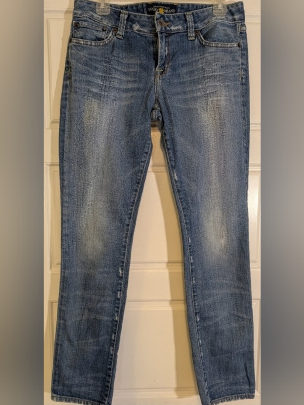 Lucky Brand Women's Slim Straight Light Blue Jeans - Picture 3 of 7
